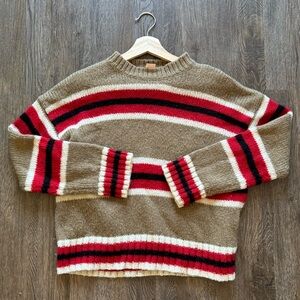 Urban Outfitters Brown & Red Striped Sweater